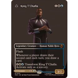 (FOIL) (Full Art) (0373) King T'Challa 《English》 [MSH] 1枚