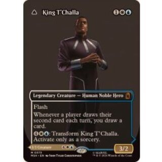 (FOIL) (Full Art) (0373) King T'Challa 《English》 [MSH] 1枚