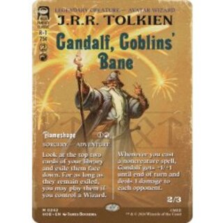 (フルアート)ゴブリンの災い、ガンダルフ/Gandalf, Goblins' Bane《英語》【HOB】 1枚