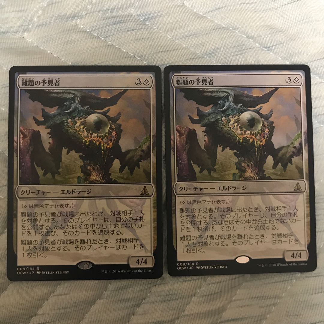 難題の予見者　日本語　二枚