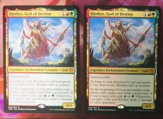 MTG 運命の神、クローティス THB 英2枚