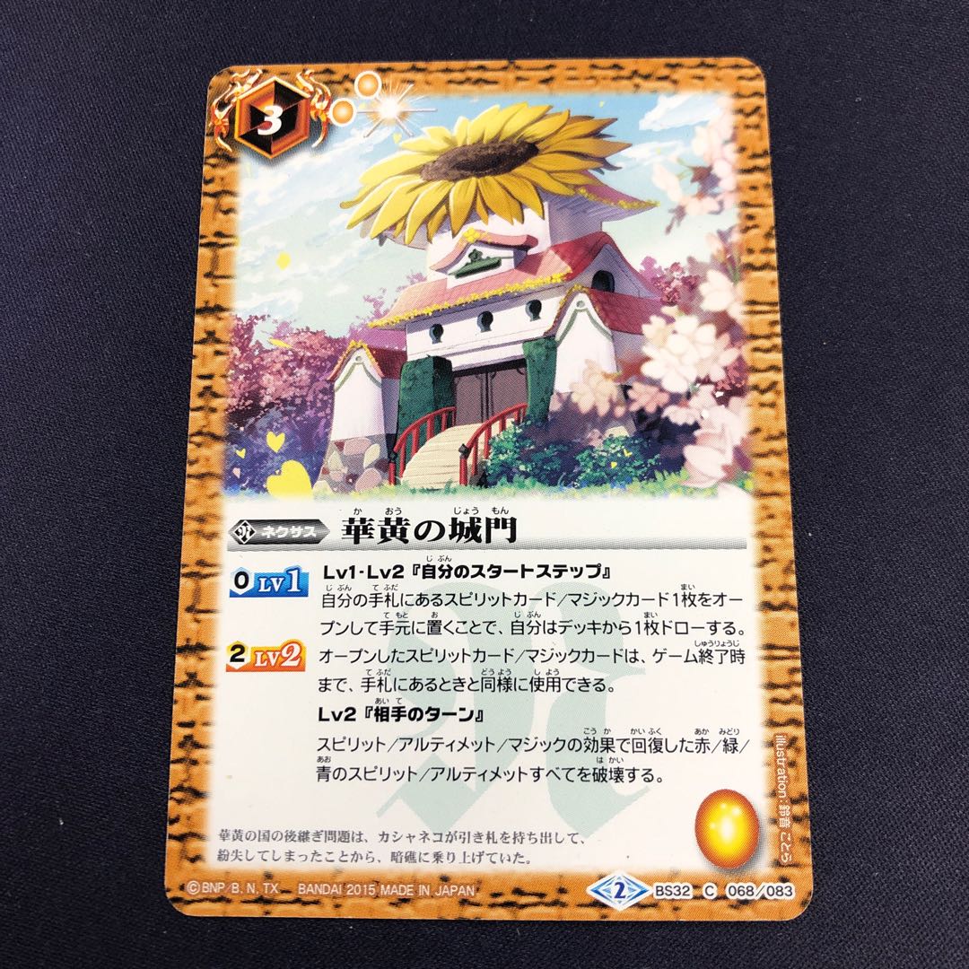 華黄の城門 1枚