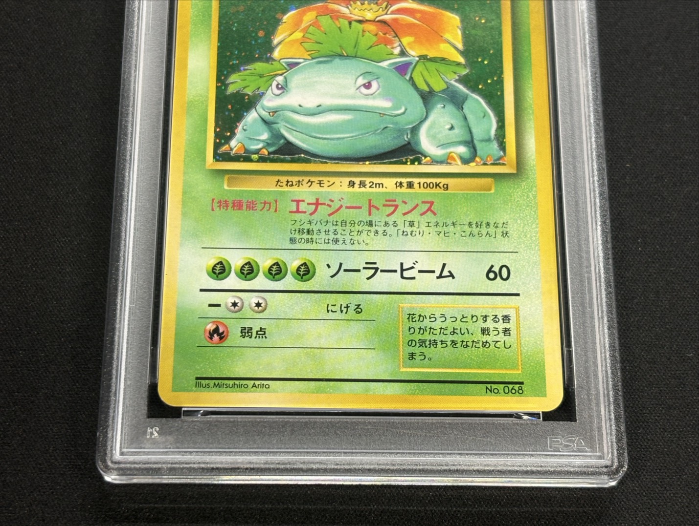 [PSA8 Certified] Venusaur LV.67 (No Markings) [-] {Old Back} 1枚