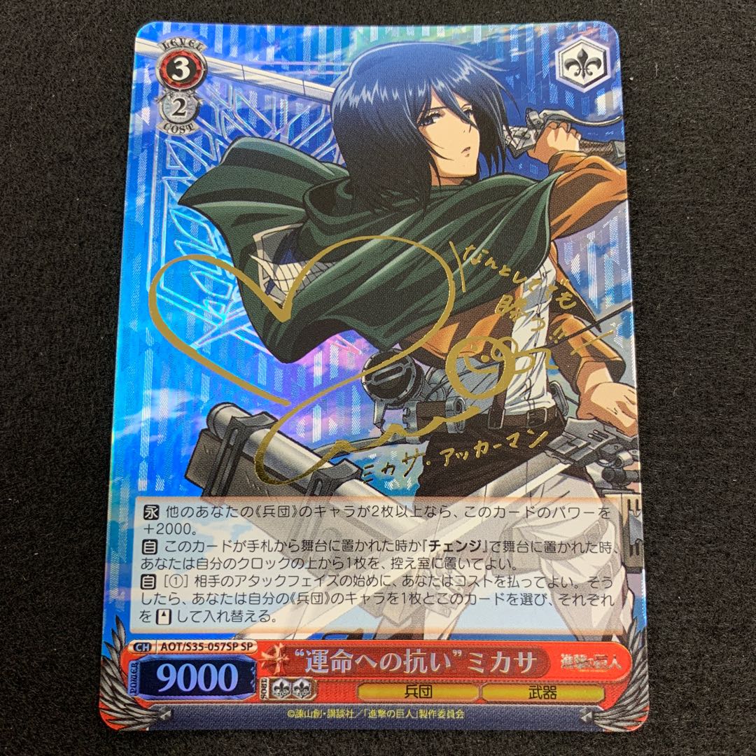 “運命への抗い” ミカサ SP