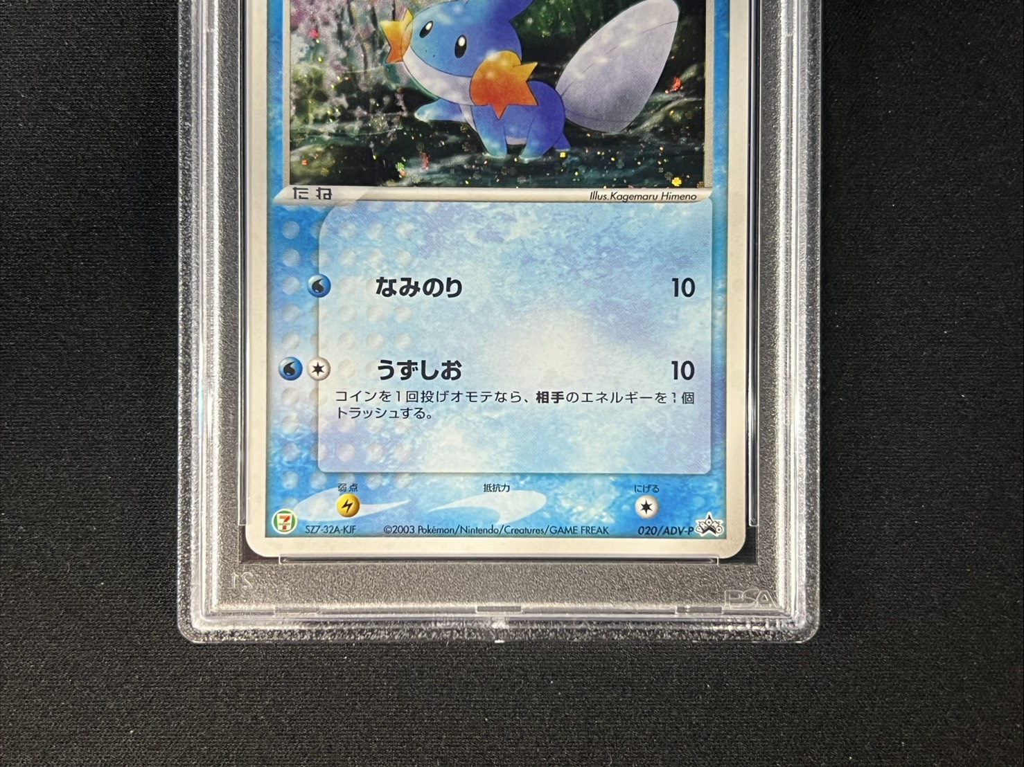 〔※状態難/PSA10鑑定済〕ミズゴロウ【P】{020/ADV-P} 1枚