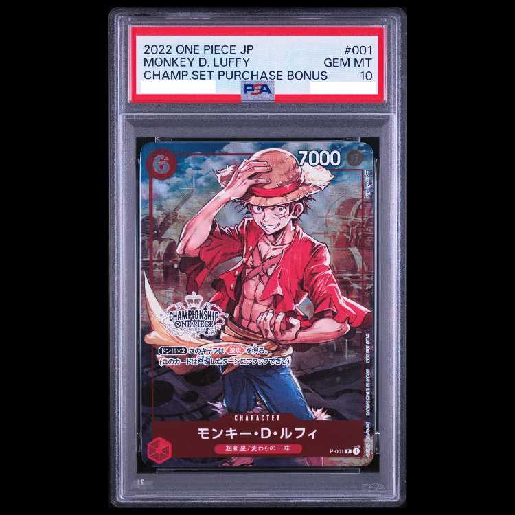 [PSA10] Monkey D. Luffy (CS/Art by Nijihayashi) [P] {P-001} 1枚