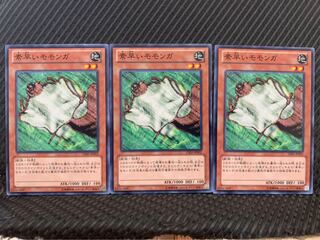 【ぽぽたん】遊戯王 9974 素早いモモンガ 3枚 ノーマル