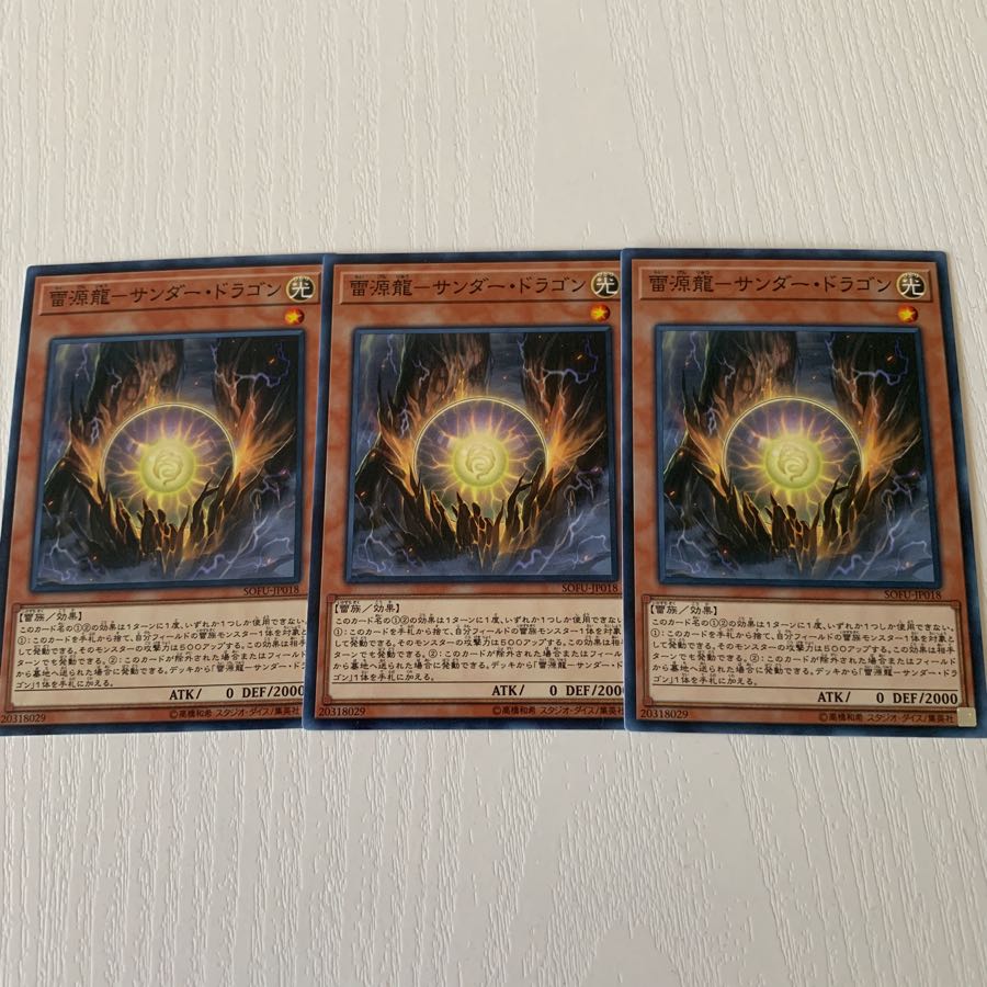 32.雷源龍-サンダードラゴン 3枚