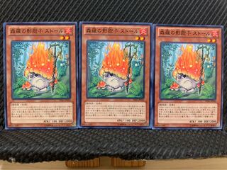 【ぽぽたん】遊戯王 9645 森羅の影胞子 ストール 3枚 ノーマル