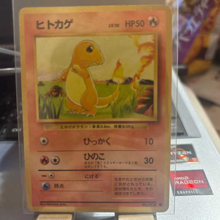 ★Rare Back-Side Pokémon Card Set: Charizard, Charmeleon, and Charmander (3-Card Set) 1枚