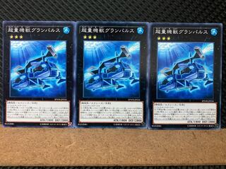 【ぽぽたん】遊戯王 445 超量機獣グランパルス 3枚 ノーマル