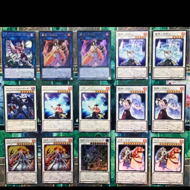 遊戯王 不知火 デッキ 刀神 炎神 ユニゾンビ 馬頭鬼