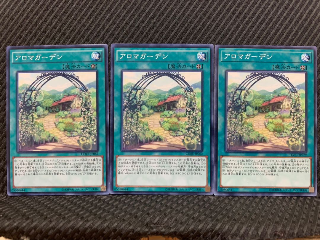 【ぽぽたん】遊戯王 9773 アロマガーデン 3枚 ノーマル