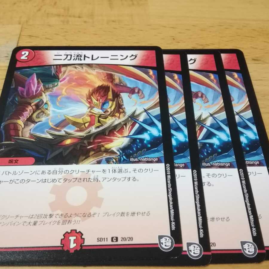 二刀流トレーニング　４枚 1枚