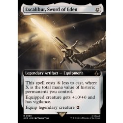 [EX+] (Full Art) Excalibur, Sword of Eden / Excalibur, Sword of Eden (English) [ACR] 1枚