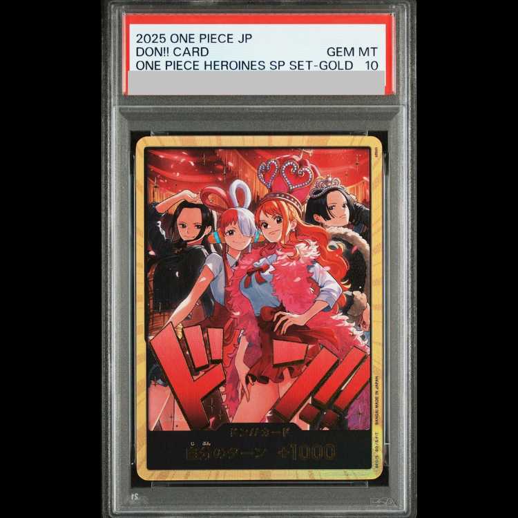 [PSA10] Don!! Card  Gold Frame / Heroines Special Set 1枚
