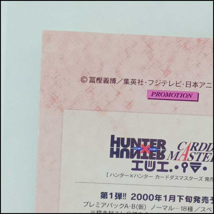 HUNTER×HUNTER Carddass Masters - Not for Sale - Promo Card - Rare - Excellent Condition 1枚