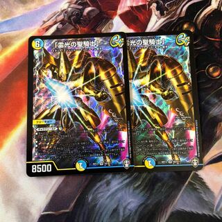 「雷光の聖騎士」 SR 2枚