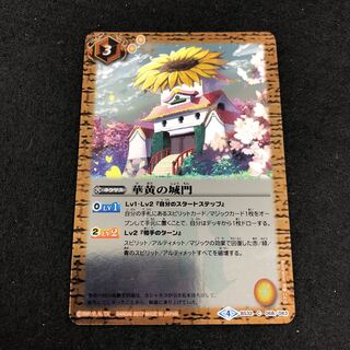 華黄の城門  1枚