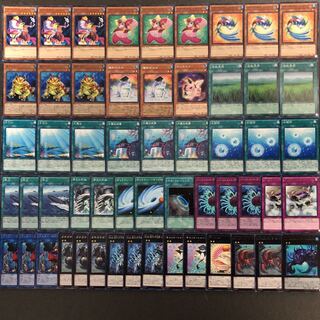 遊戯王 No.165 アクアアクトレス デッキ 40枚＋15枚 バージェストマ