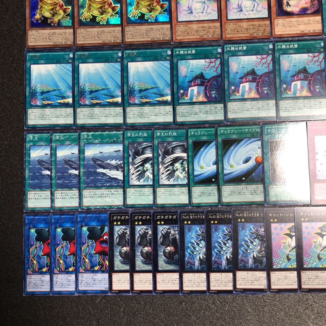 遊戯王 No.165 アクアアクトレス デッキ 40枚＋15枚 バージェストマ