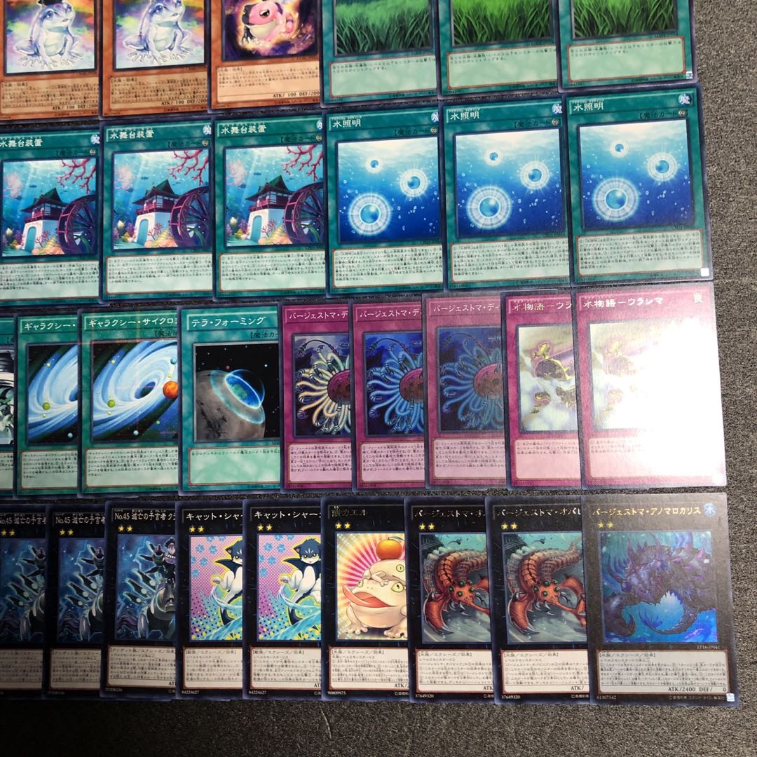 遊戯王 No.165 アクアアクトレス デッキ 40枚＋15枚 バージェストマ