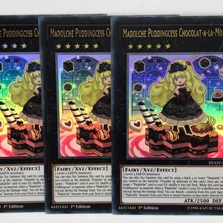 遊戯王 英語 マドルチェ・プディンセス・ショコ・ア・ラ・モード 3枚 DUOV