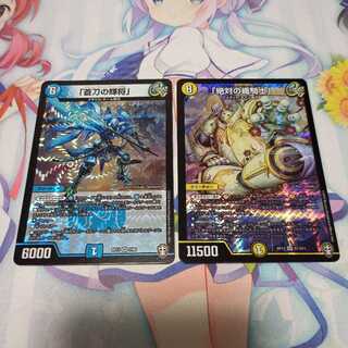 「蒼刀の輝将」 「絶対の楯騎士」  計2枚