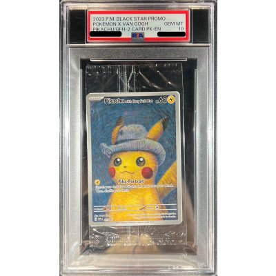 〔※状態難/PSA10鑑定済〕Pikachu with Grey Felt Hat(未開封/ゴッホピカチュウ)【P】{085/SV-P} 1枚
