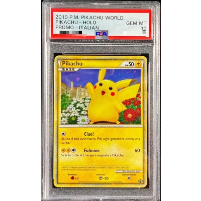 〔PSA10鑑定済〕ピカチュウ(イタリア)【-】{PW} 1枚