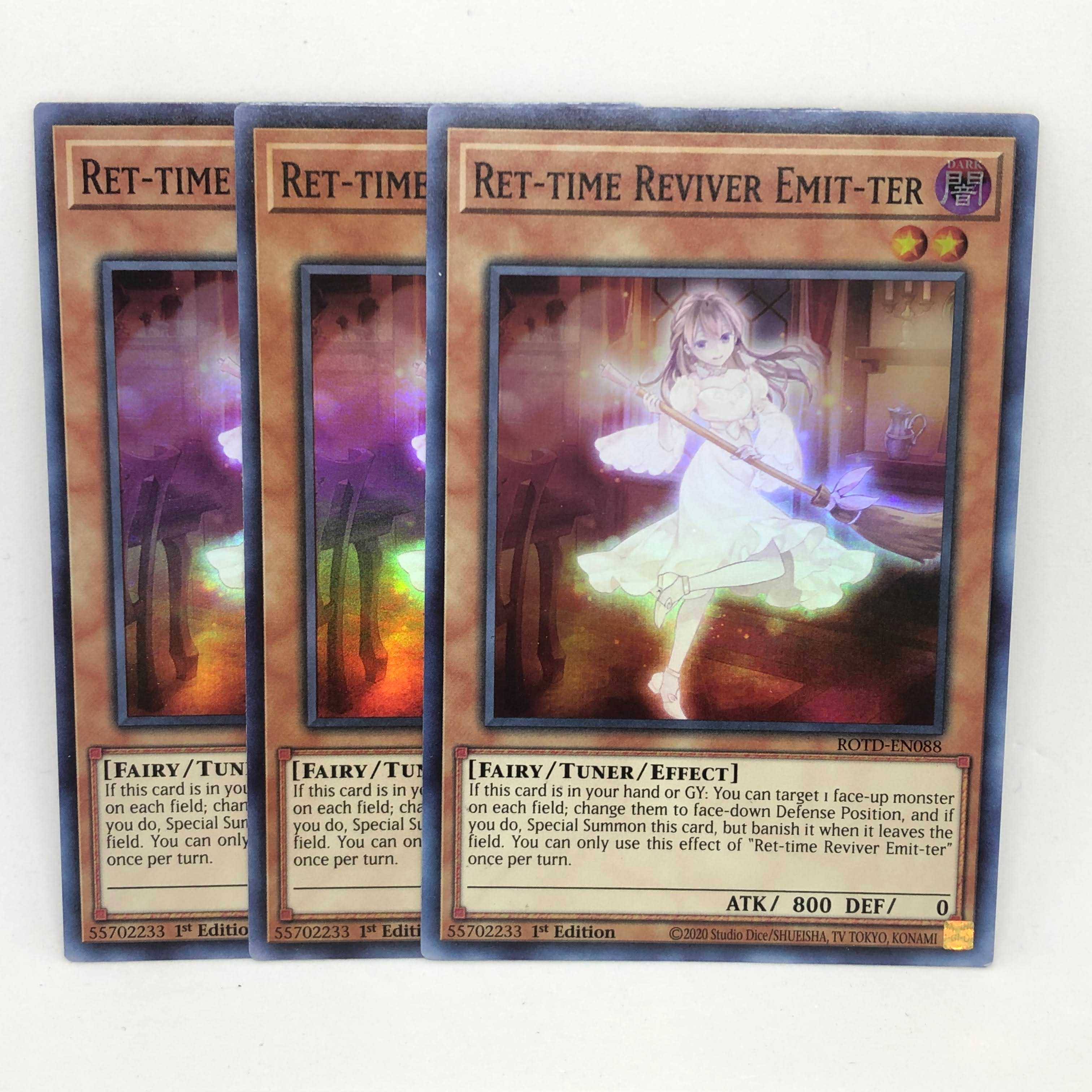 遊戯王 英語 生きる偲びのシルキィ 1st 3枚 ROTD スーパー スー