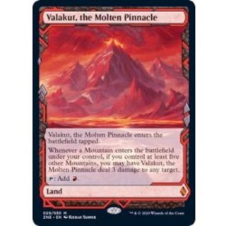 [EX+](フルアート)溶鉄の尖峰、ヴァラクート/Valakut, the Molten Pinnacle《英語》【ZNE】 1枚