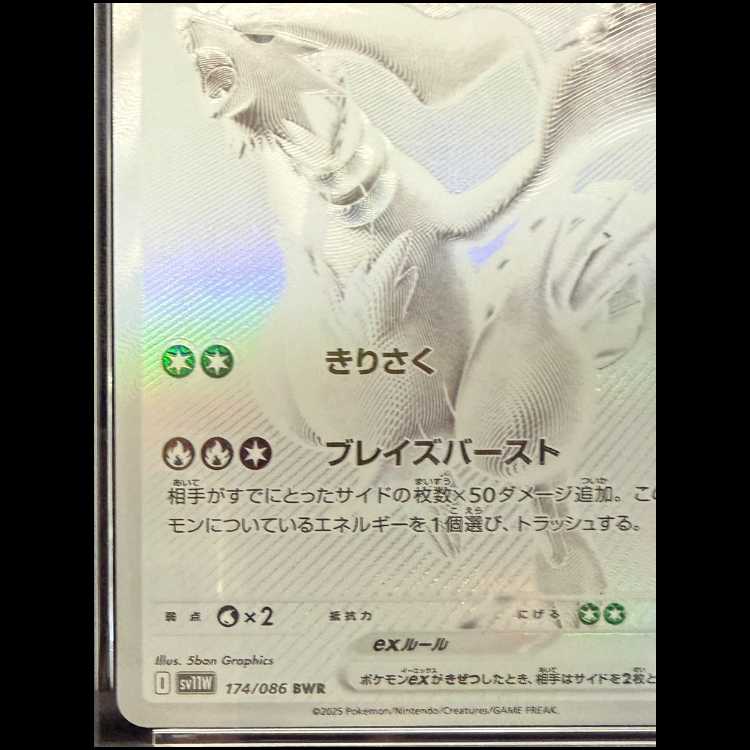 【PSA10】レシラムex BWR 174/086 1枚