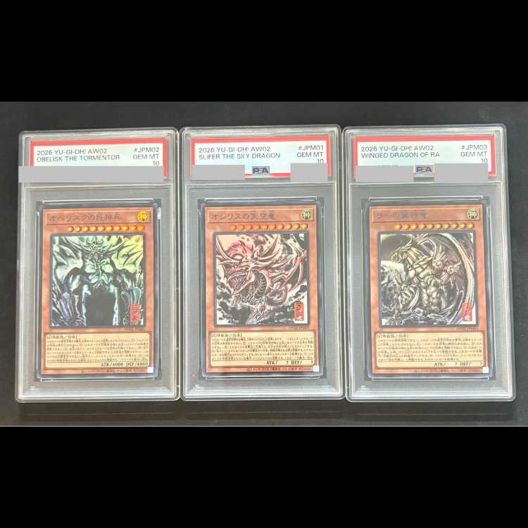 [PSA10] Three Divine Beings SUMI-E BLACK Ver. Set of Three 1枚