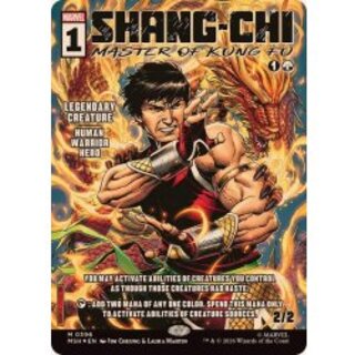 (FOIL) (Full Art) (0396) Shang-Chi, Master of Kung Fu 《English》 [MSH] 1枚