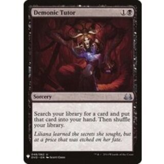 [EX+] (DVD) Demonic Tutor / Demonic Tutor (English) [Reprint Cards (Mystery Booster)] 1枚