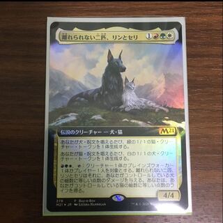 離れられない二匹、リンとセリ　foil