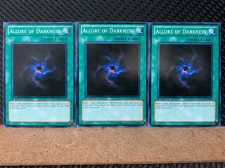 【ぽぽたん】遊戯王 1513 闇の誘惑 3枚 ノーマル 英語