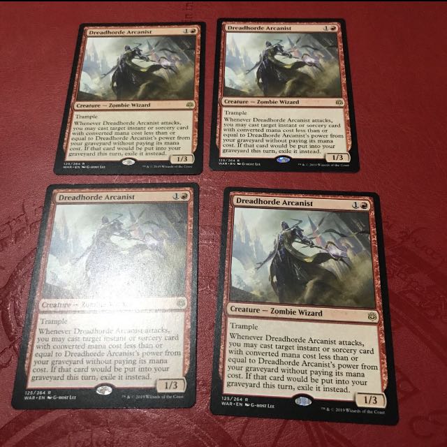 mtg戦慄衆の秘儀術師 英語 4枚セット