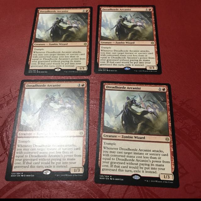 mtg戦慄衆の秘儀術師 英語 4枚セット