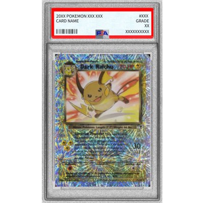PSA9鑑定済〕わるいライチュウ(英語版)【☆】{7/110} 1の通販 カード