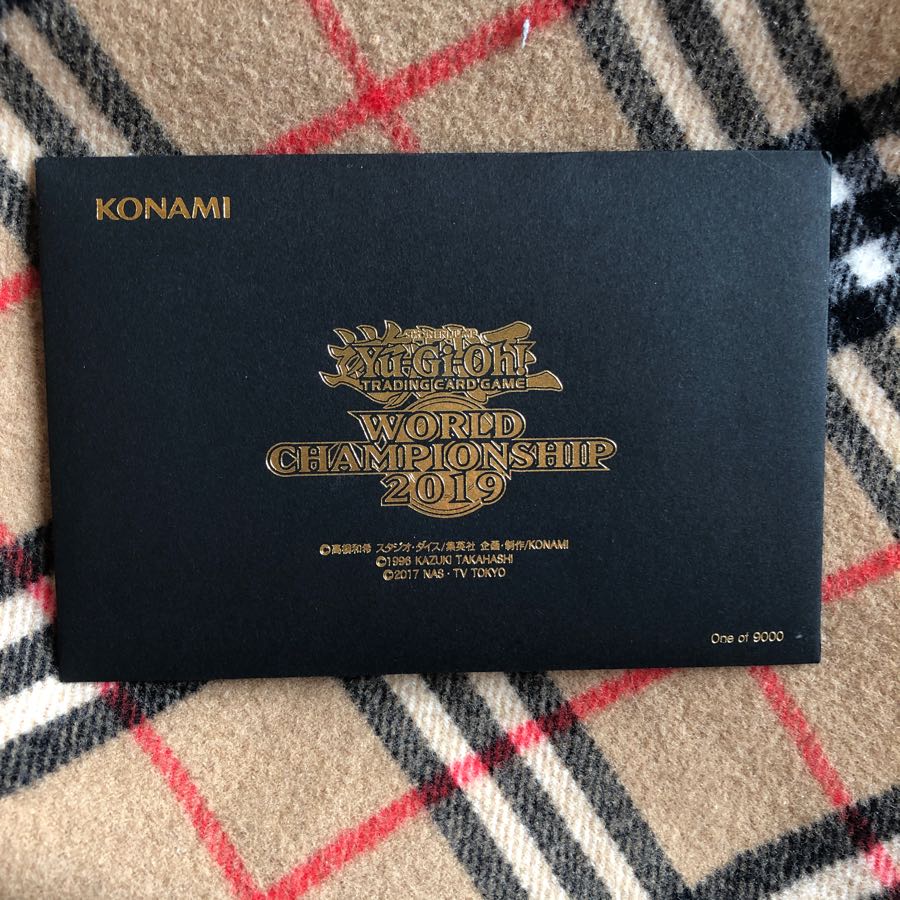 遊戯王 wcs2019 黒封筒 未開封 真紅眼の黒竜 死者蘇生 1BOX