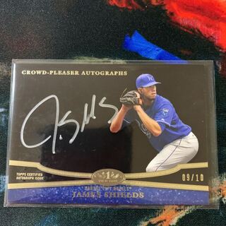 13 topps ジェームス・シールズ 直筆サイン auto /10