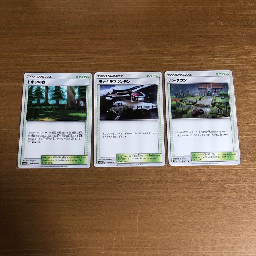 トキワの森+その他スタジアム