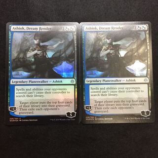 MTG 夢を引き裂く者、アショク 日本語 Foil(全面光沢) 1枚 夢を引き裂く者、アショク/Ashiok, Dream Render (日Foil,WAR