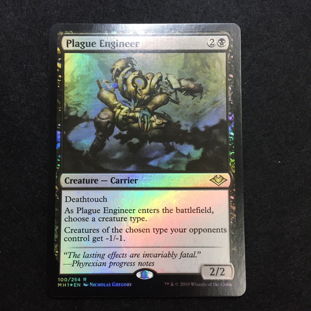 疫病を仕組むもの 英語版 foil 2枚