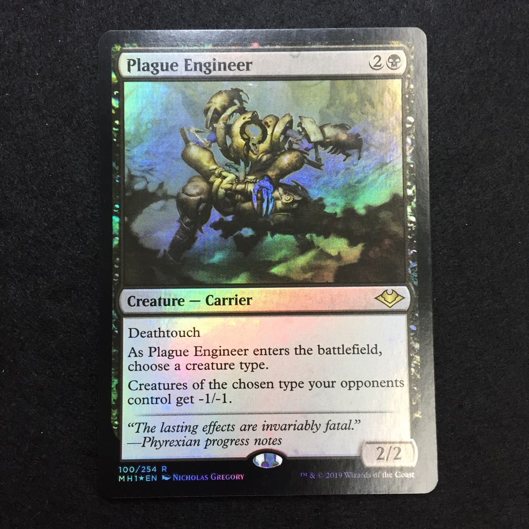 疫病を仕組むもの 英語版 foil 2枚