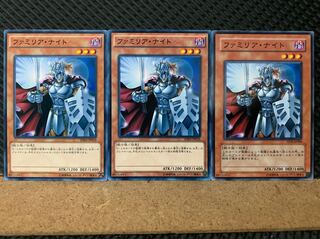 【ぽぽたん】遊戯王 6510 ファミリア・ナイト 3枚 ノーマル