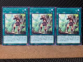 【ぽぽたん】遊戯王 161 アマゾネスの叫声 3枚 レア