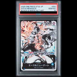 [PSA10] Ace & Newgate (Parallel/Black-and-White Edition) L ST22-001 1枚